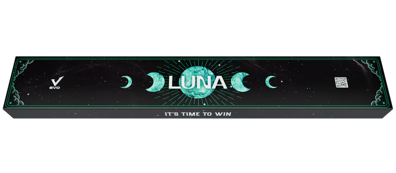 EVO Luna Malachite Eclipse Leather Wrap Pool Cue Maxbing Edition
