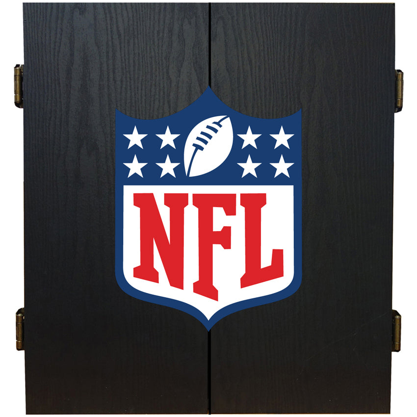 NFL Fan's Choice Dartboard Cabinet Set