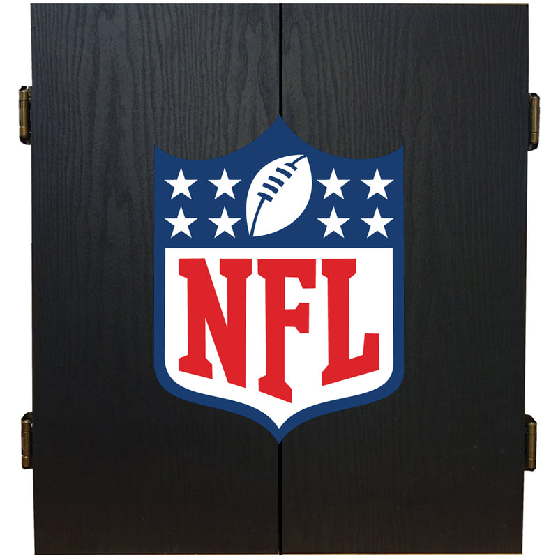 NFL Fan's Choice Dartboard Cabinet Set