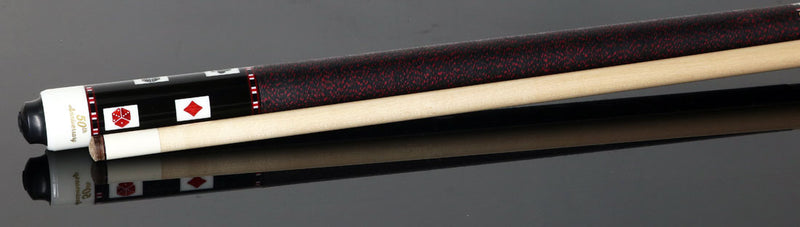McDermott MCD50J 50th Anniversary Series Pool Cue Curly Maple with Ebony Points and all Maple Shaft and Commemorative 1x1 Case