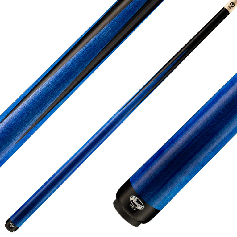 Viking MT0117 Motore Series Play Cue - Midnight Black with 4 Blue Inlaid Points