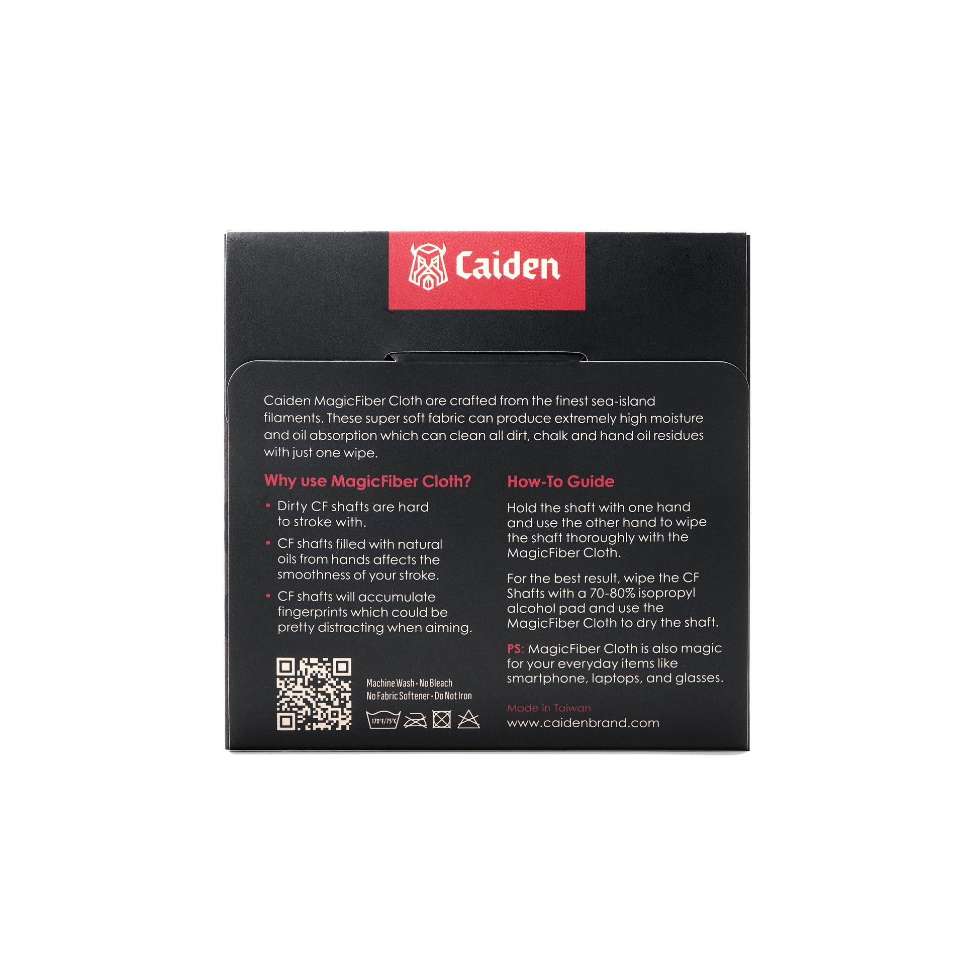 Caiden MagicFiber Cloth - Black