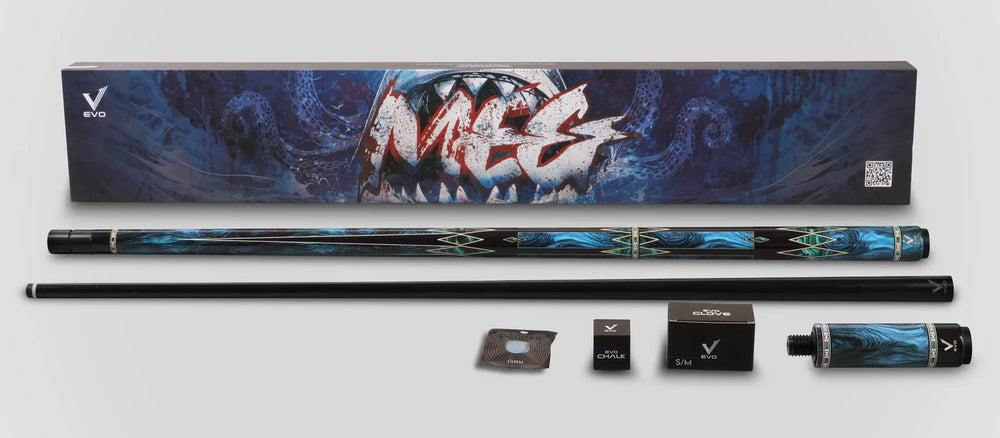 EVO MEG Abyss Blade No Wrap Pool Cue Maxbing Edition