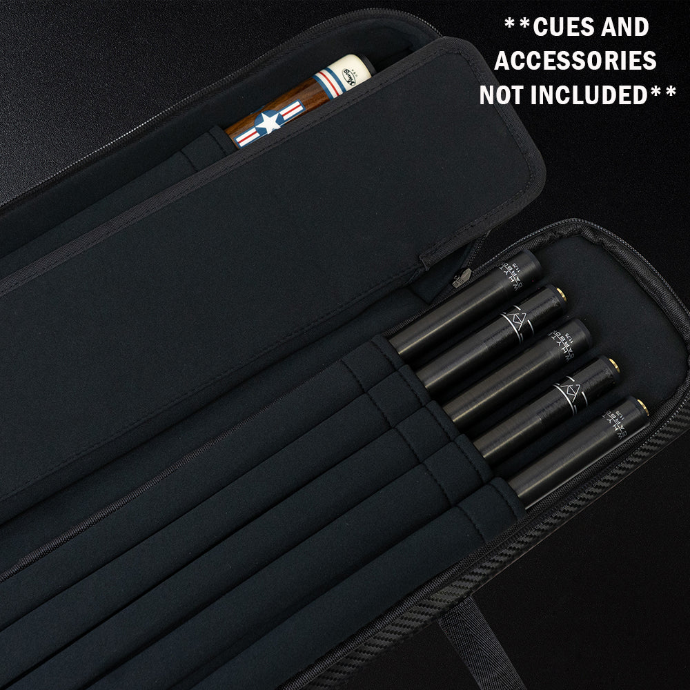TACTiQ Nexus Series 4X5 Hybrid Soft Cue Case - Black/Gray