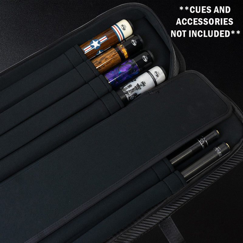 TACTiQ Nexus Series 4X5 Hybrid Soft Cue Case - Black/Gray