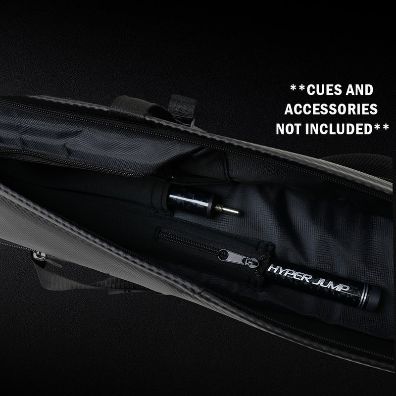 TACTiQ Nexus Series 4X5 Hybrid Soft Cue Case - Black/Gray