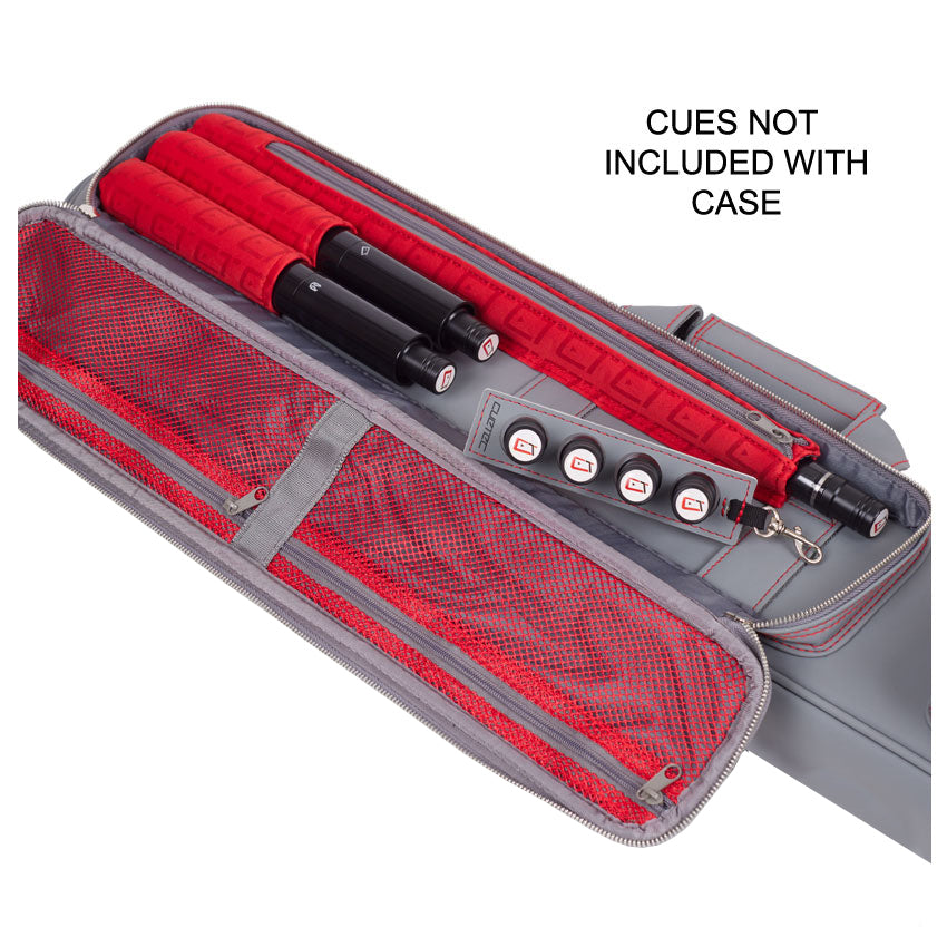 Cuetec Pro Line 4x8 Soft Professional Pool Cue Case -Speed Gray