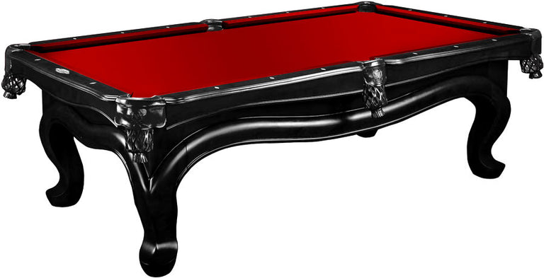 Athens 8 Foot Pool Table Birch Black