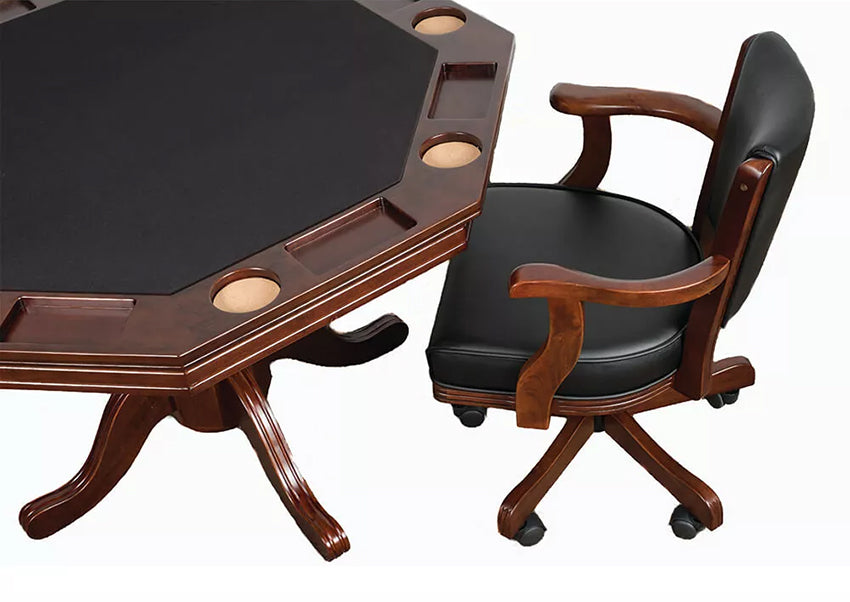 Presidential Billiards Octagonal Poker Two-in-One Poker Table