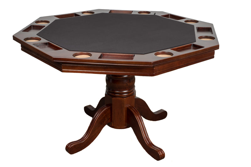 Presidential Billiards Octagonal Poker Two-in-One Poker Table
