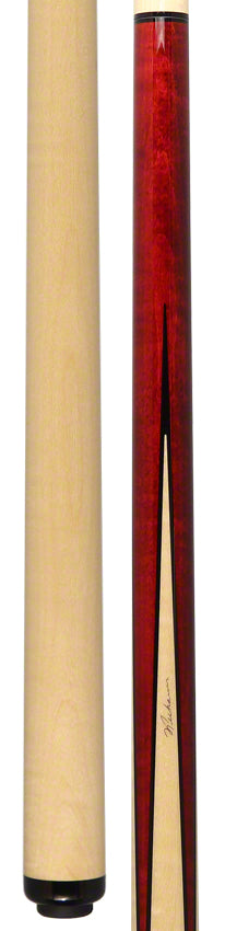 J Pechauer P02R Pro Series Pool Cue - Red Stain