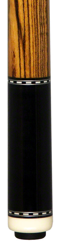 J Pechauer P05R Pro Series Pool Cue - Ebony Stain with Bocote