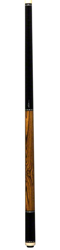 J Pechauer P05R Pro Series Pool Cue - Ebony Stain with Bocote