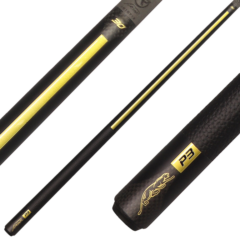 Predator P3 Racer Gold 30th Anniversary Limited Edition Pool Cue - Luxe Leather Wrap