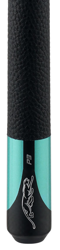 Predator P3 Teal Pool Cue with Luxe Leather Wrap - Uni-loc