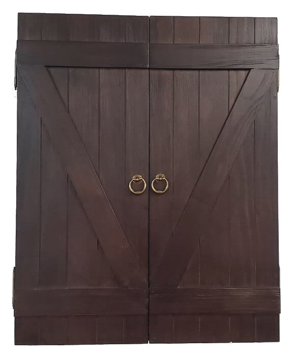 Presidential Billiards Rustic Dartboard Cabinet