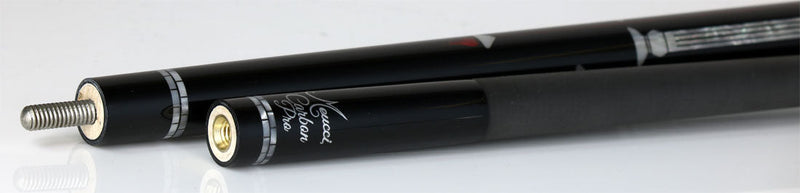 Meucci Designer Series PEARLTWHC Pool Cue - Pearl Torch White Wrap with Carbon Shaft