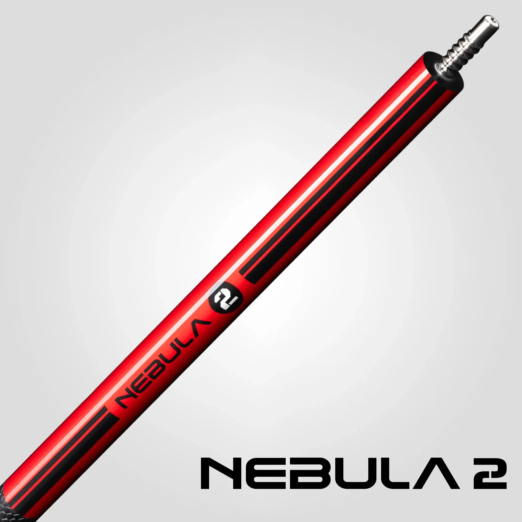 Rhino RCNEB2SWRD Nebula 2 Pool Cue with Sport Wrap - Crimson Red