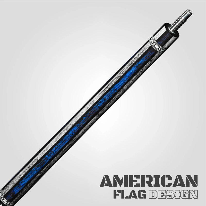 Rhino RCVOYALLSTAR Voyager Series All Star Carbon Pool Stick - No Wrap with 12.5mm Carbon Shaft