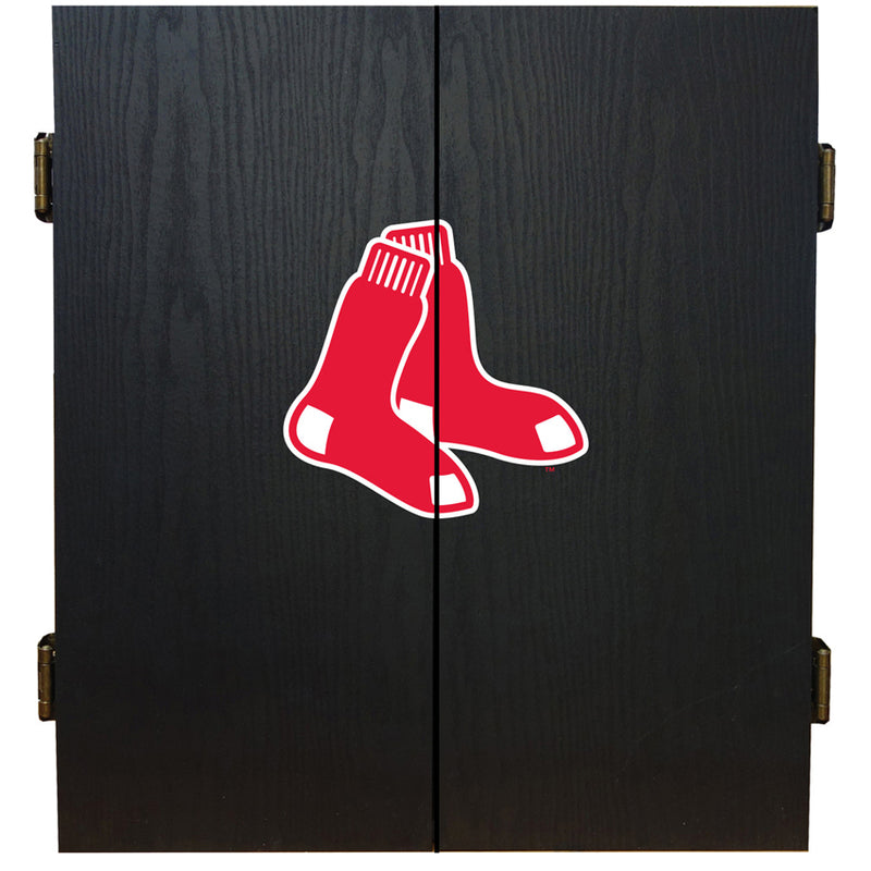 MLB Fan's Choice Dartboard Cabinet Set