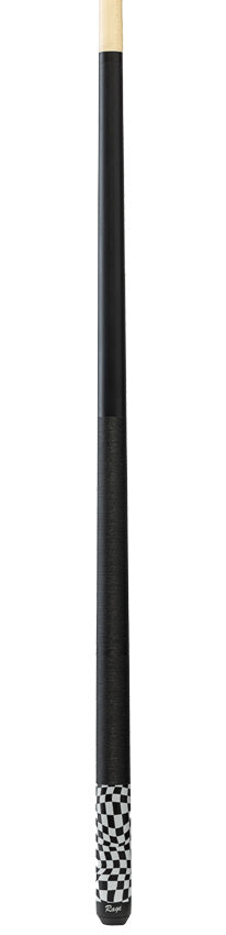 Rage RG06 Pool Cue with Nylon Wrap - Black Warped Checkers