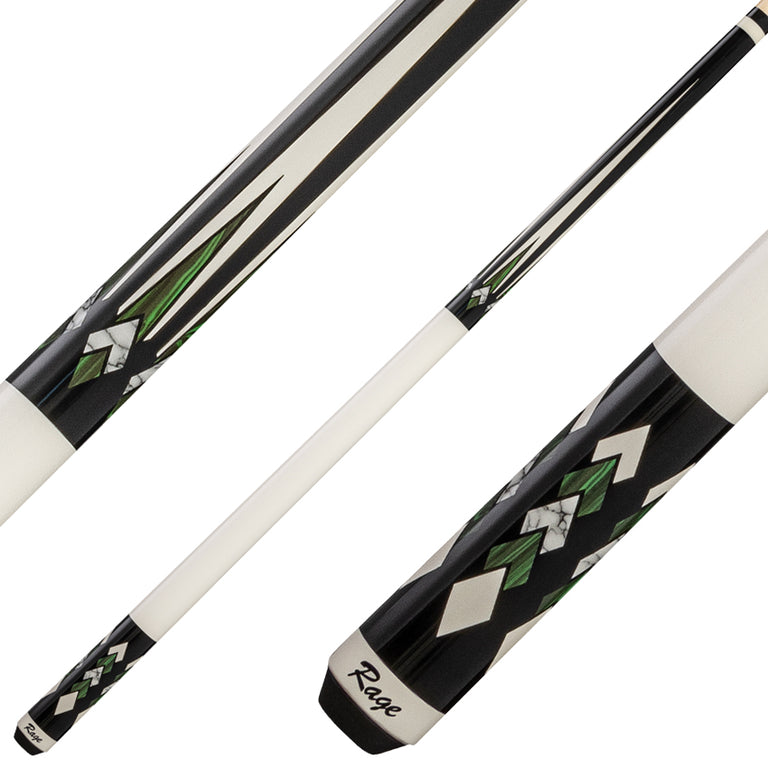 Rage RG221 Pool Cue - Green Cascades