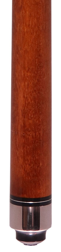 Star S01 Hustler No Wrap Pool Cue - Birdseye Maple with Cherry-Stained Points