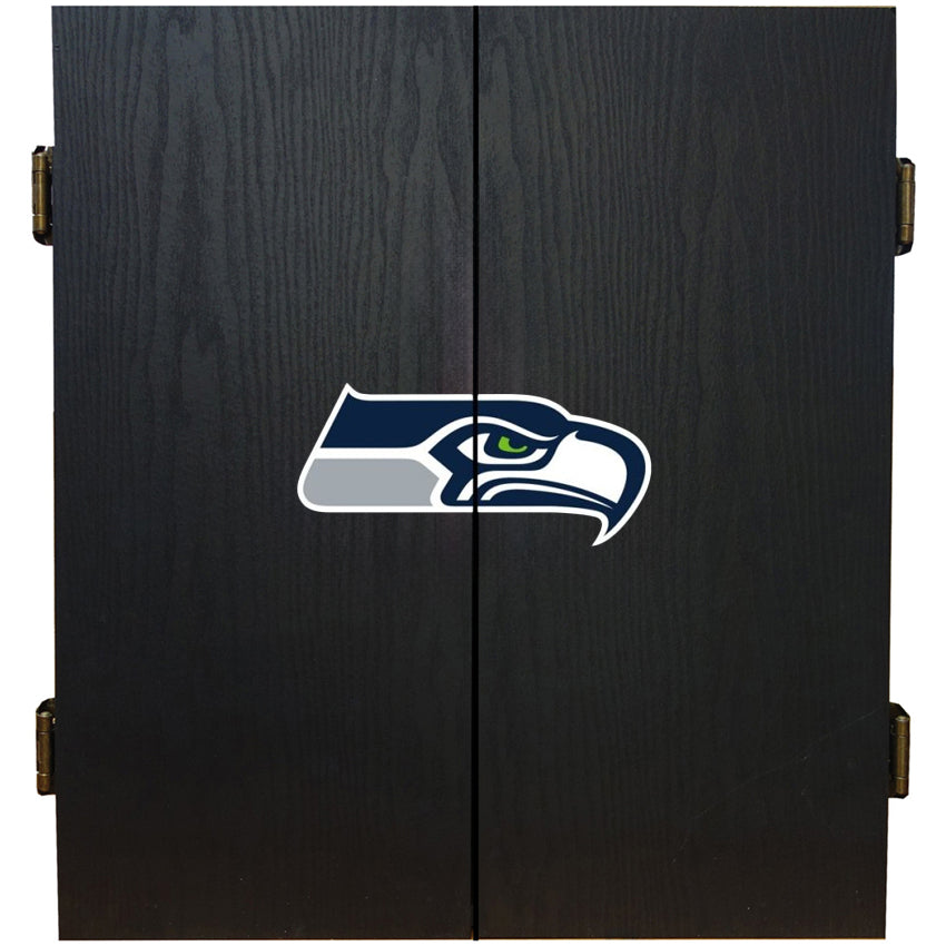 NFL Fan's Choice Dartboard Cabinet Set