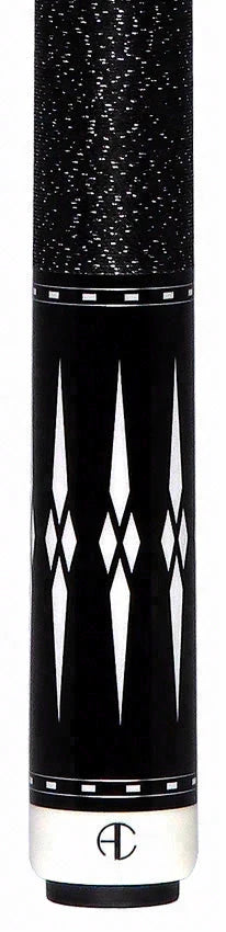 Ariel Carmeli by Viking Diamond Series Silver Diamond Pool Cue with Vikore Shaft - SG-AC-SD