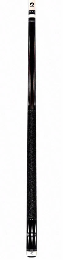 Ariel Carmeli by Viking Diamond Series Silver Diamond Pool Cue with Vikore Shaft - SG-AC-SD