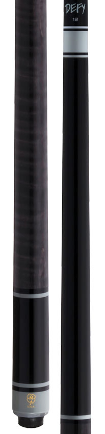 McDermott SL10 Select Series No Wrap Cue - Black and Gray Maple with Defy Shaft