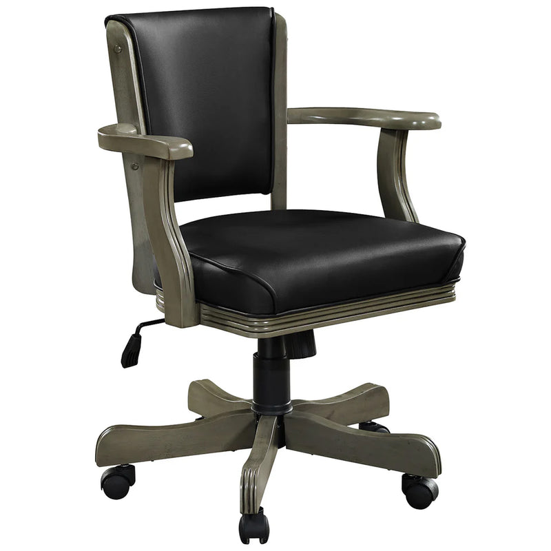 Ram Gameroom Tilt and Swivel Poker Chair with Casters