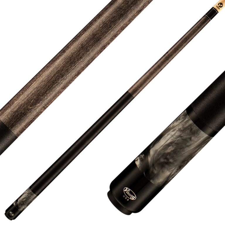 Viking ST0711 Storm Series Play Cue - Smoke-Stained Maple with Smoke Premium Pearl