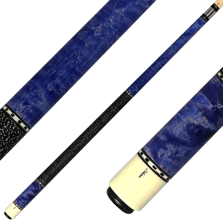 Schon STL1BL Pool Cue - Blue Stain