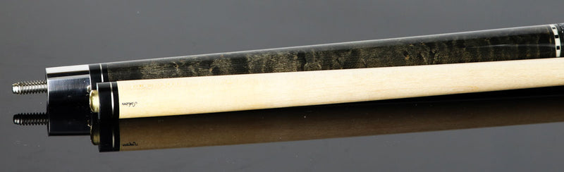 Schon STL1GRAY Pool Cue - Gray-Stained Birdseye Maple