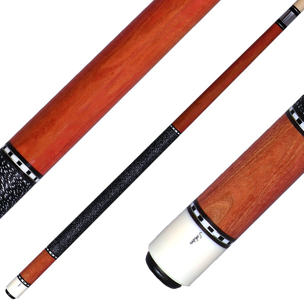 Schon STL1PI Pool Cue - Exotic Pink Ivory Wood | Ozone Billiards