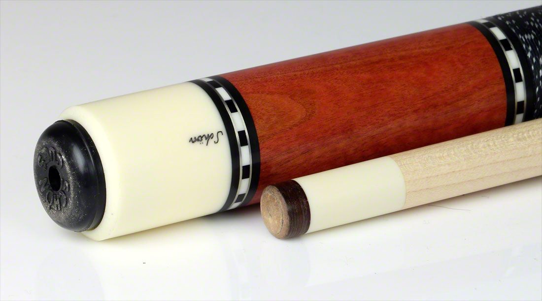 Schon STL1PI Pool Cue - Exotic Pink Ivory Wood