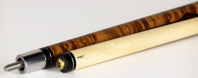 Schon STL2DS Pool Cue - Dark Stained Birdseye Maple