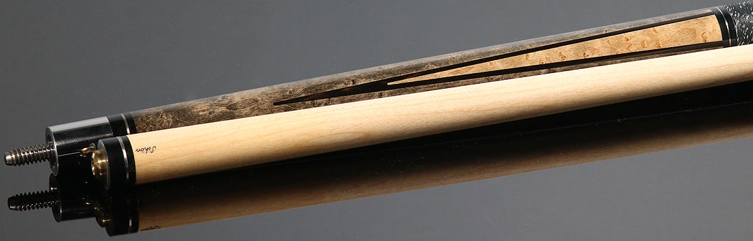 Schon STL3GRYMIX Pool Cue - Gray Stained MIX