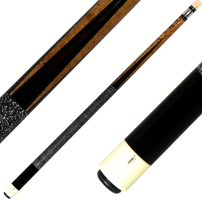 Schon STL4 Pool Cue - Dark Stained Birdseye Maple