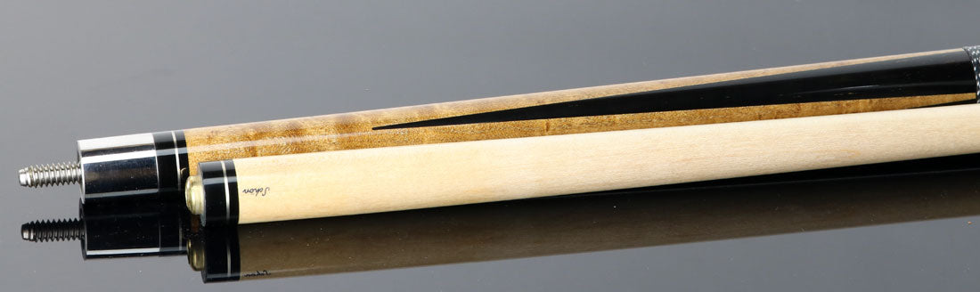 Schon STL4 Pool Cue - Dark Stained Birdseye Maple