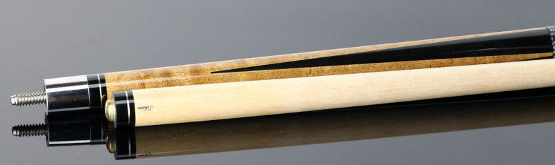 Schon STL4 Pool Cue - Dark Stained Birdseye Maple
