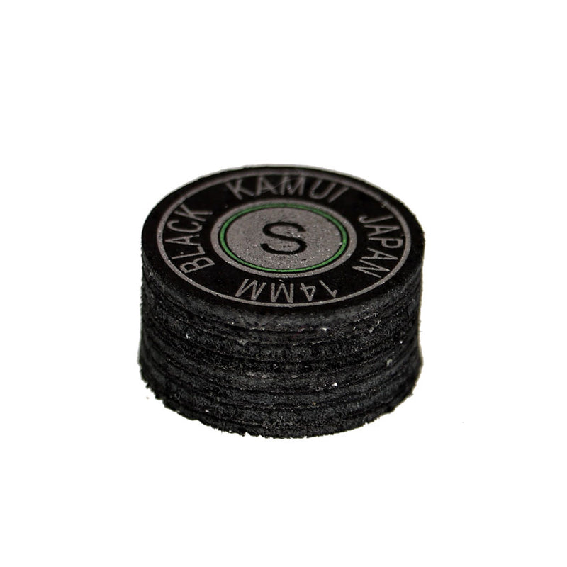 Kamui Black Laminated Leather Pool Cue Tips