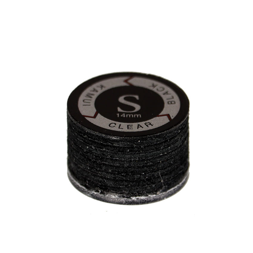Kamui Clear Black Laminated Leather Pool Cue Tips
