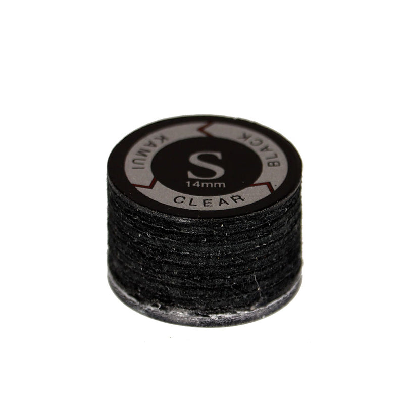 Kamui Clear Black Laminated Leather Pool Cue Tips
