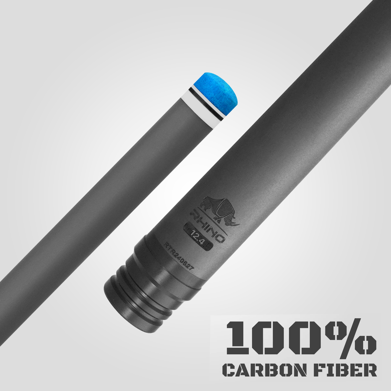 Rhino RCNEB2NWRD Nebula 2 No Wrap Pool Cue - Crimson Red