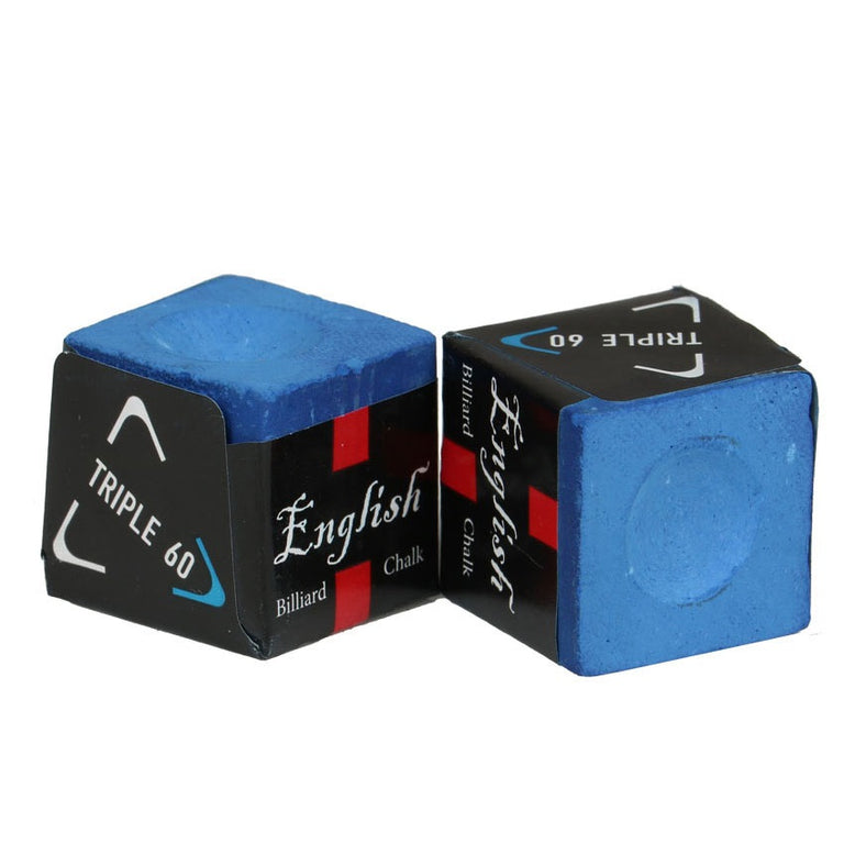 Triple 60 Pool Chalk - 2 Pieces