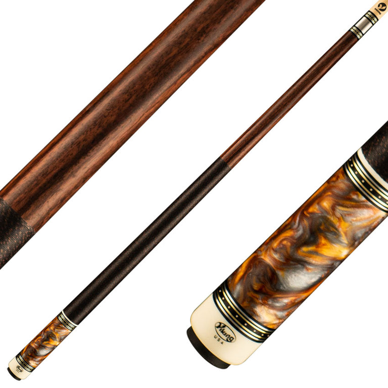 Viking TW0500 Twilight Series Play Cue - East Indian Rosewood with Precious Alloy Premium Pearl