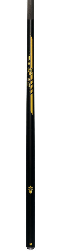 Little Monster LMBRKJMPNWBKEGG No Wrap Break/Jump Cue with Carbon Fiber Shaft - Black Egg