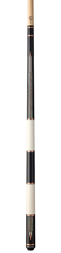 Lucasi Custom LCAD03 Art Deco Series Pool Cue - Rose Gold & Mother-of-Pearl